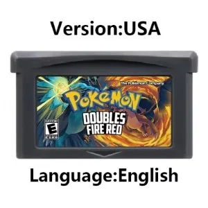 Cartouche de jeu Pokémon Doubles Fire Red – Game Boy Advance (Version USA, Anglais) - Kf s ee c bb b d b c ee - Mon Univers Tech