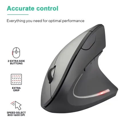 Souris ergonomique verticale sans fil – Confort & Précision - Kf s f ea c a c f acacb w - Mon Univers Tech