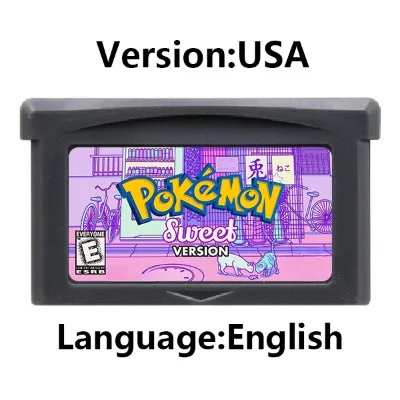 Cartouche de jeu Pokémon “Sweet” – Game Boy Advance (Version USA, Anglais) - Kf sa d f d cf a cbf l - Mon Univers Tech