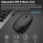 Souris ergonomique sans fil - Xiami - Kf sa f fe f bf e s - Mon Univers Tech
