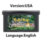 Cartouche de jeu Pokémon “Ash Kanto” – Game Boy Advance (Version USA, Anglais) - Kf sa cdcef c f a fac r - Mon Univers Tech
