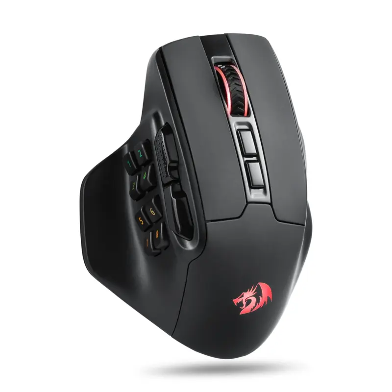 Souris Gaming sans fil MMO Redragon – 12 Boutons Macro & Éclairage RGB - Kf sb ccad fa e dcda f ff f a a - Mon Univers Tech