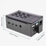 Boîtier aluminium pour Raspberry Pi 5 avec Carte M.2 SSD (NGFF) SATA & Refroidissement - Kf sdd dca b b aa bd ce a aa j - Mon Univers Tech