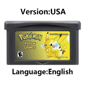 Cartouche de jeu Pokémon “Yellow Legacy” – Game Boy Advance (Version USA, Anglais) - Kf sfac abe a b bd d d - Mon Univers Tech