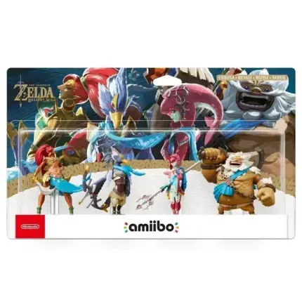 Pack de figurines amiibo “Urbosa”, “Revali”, “Mipha” et “Daruk” dans The Legend of Zelda: Breath of the Wild - Kf sd b d f dfe ba b h - Mon Univers Tech