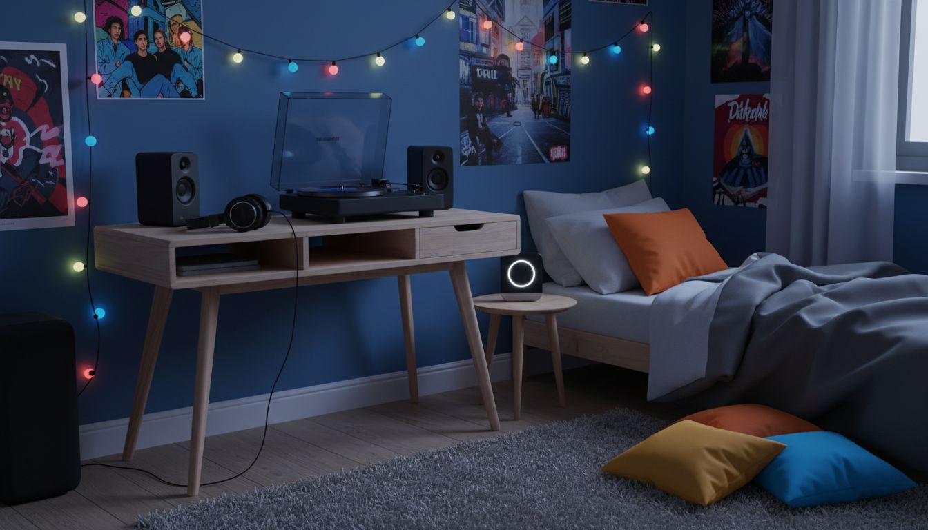 équipements audio pour une chambre d'ado