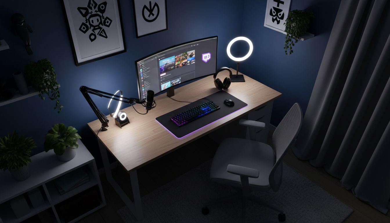 équipements pour se lancer sur Twitch