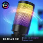 Microphone Gaming RGB pour Streaming (PC, Mac et Console) - Kf h c fc b e c f b dfw - Mon Univers Tech