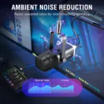 Microphone USB/XRL RGB pour Gaming et Streaming (avec support) - Kf s f f bdd f f a ffd - Mon Univers Tech