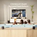 Système home cinéma avec barre de son et caisson de basses (330W) - Kf s afc d baf c bi - Mon Univers Tech