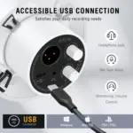 Microphone XLR Statique de Streaming pour Mac et PC - Kf s bc b c f eb cb ddc q - Mon Univers Tech