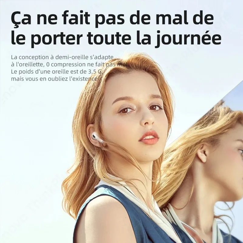 Écouteurs Bluetooth Lenovo LP40 avec boîtier de recharge - Kf s f c fa c e cbde d b d g - Mon Univers Tech