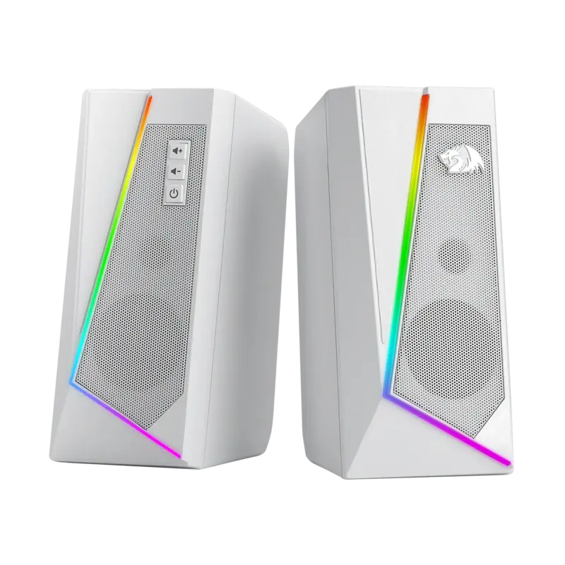 Enceintes PC gaming RGB Stéréo avec contrôle du volume - Kf s d a f bbebe b dda a f g - Mon Univers Tech