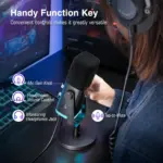 Microphone USB/XRL RGB pour Gaming et Streaming (avec support) - Kf s f f ee c d b c f k - Mon Univers Tech