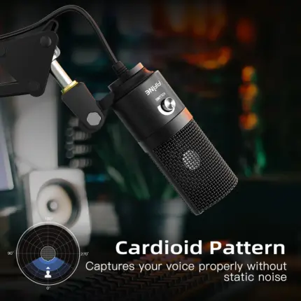 Microphone USB à condensateur avec Trépied de bureau - Kf sa d fe fd b f e fe n - Mon Univers Tech