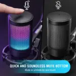 Microphone Gaming RGB pour Streaming (PC, Mac et Console) - Kf sa fce d c d ca de c s - Mon Univers Tech